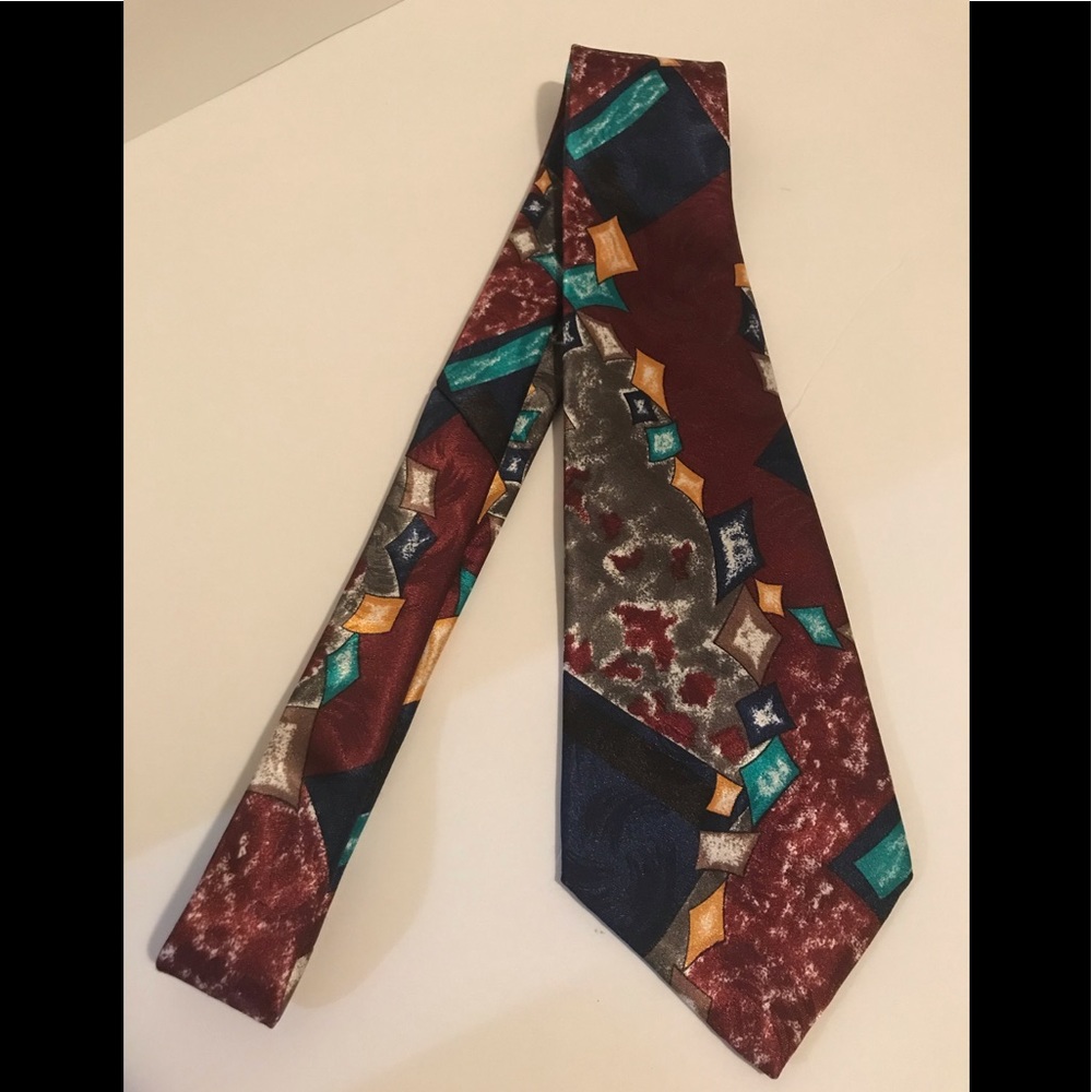 Mens 58” Milano Brand 100% Silk Dress Tie